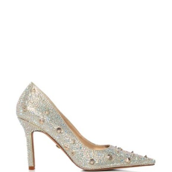 AZALEA WANG " AMBUSHED GEMS " GOLD EMBELLISHED PUMP(BRAND NEW !!!!!!!!!!!!!!! - Picture 5 of 8